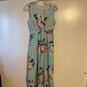 Blue floraldress